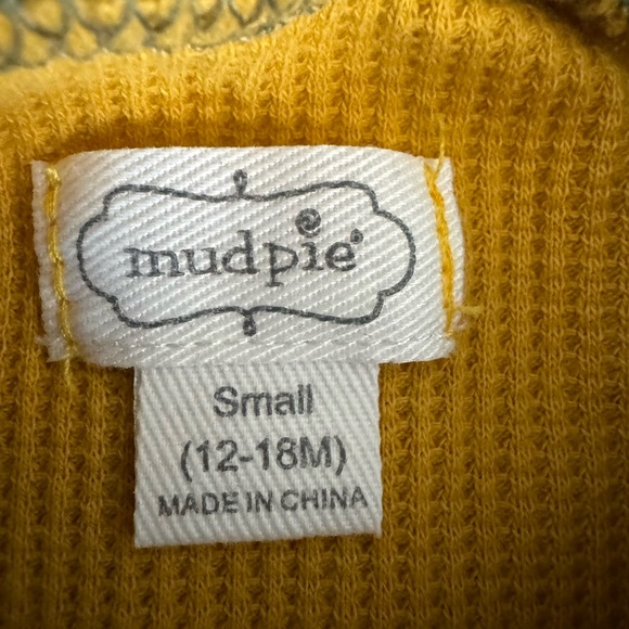 Mud pie Dino-Mite Kids Long Sleeve Shirt - Yellow and Black - Picture 3 of 4